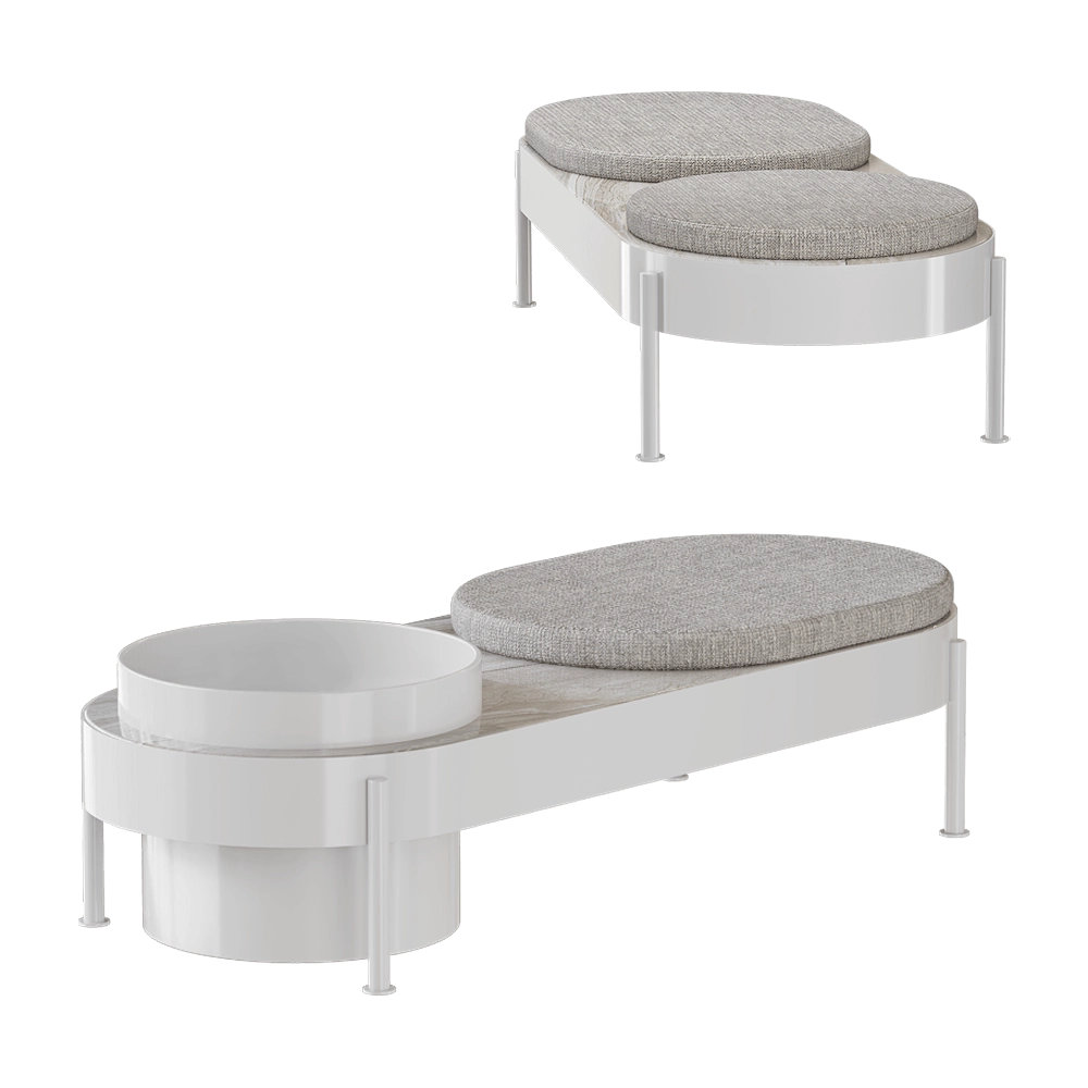 Paola Zani - Bench Albisola 3D Model