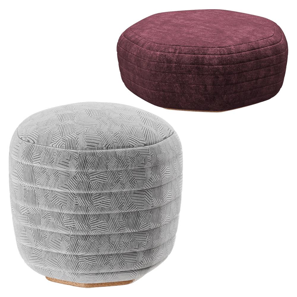 Paola Zani - Pouf Galeata 3D Model