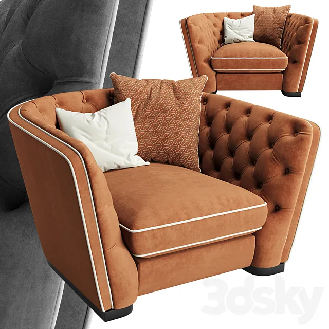 Paolo Armchair 3D Model