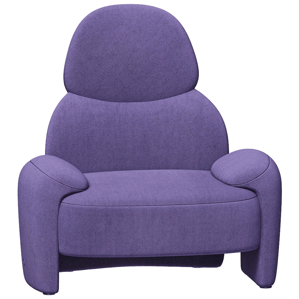 Paolo Castelli - Armchair Ama Bergere 3D Model