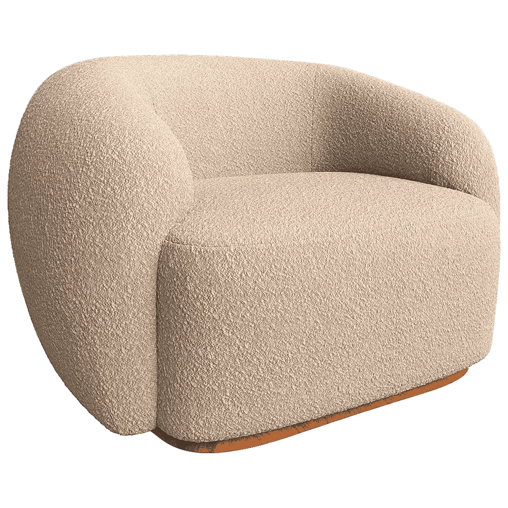 Paolo Castelli - Armchair Coral 3D Model