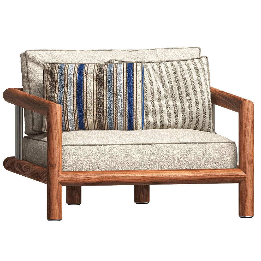 Paolo Castelli - Armchair Imane 3D Model