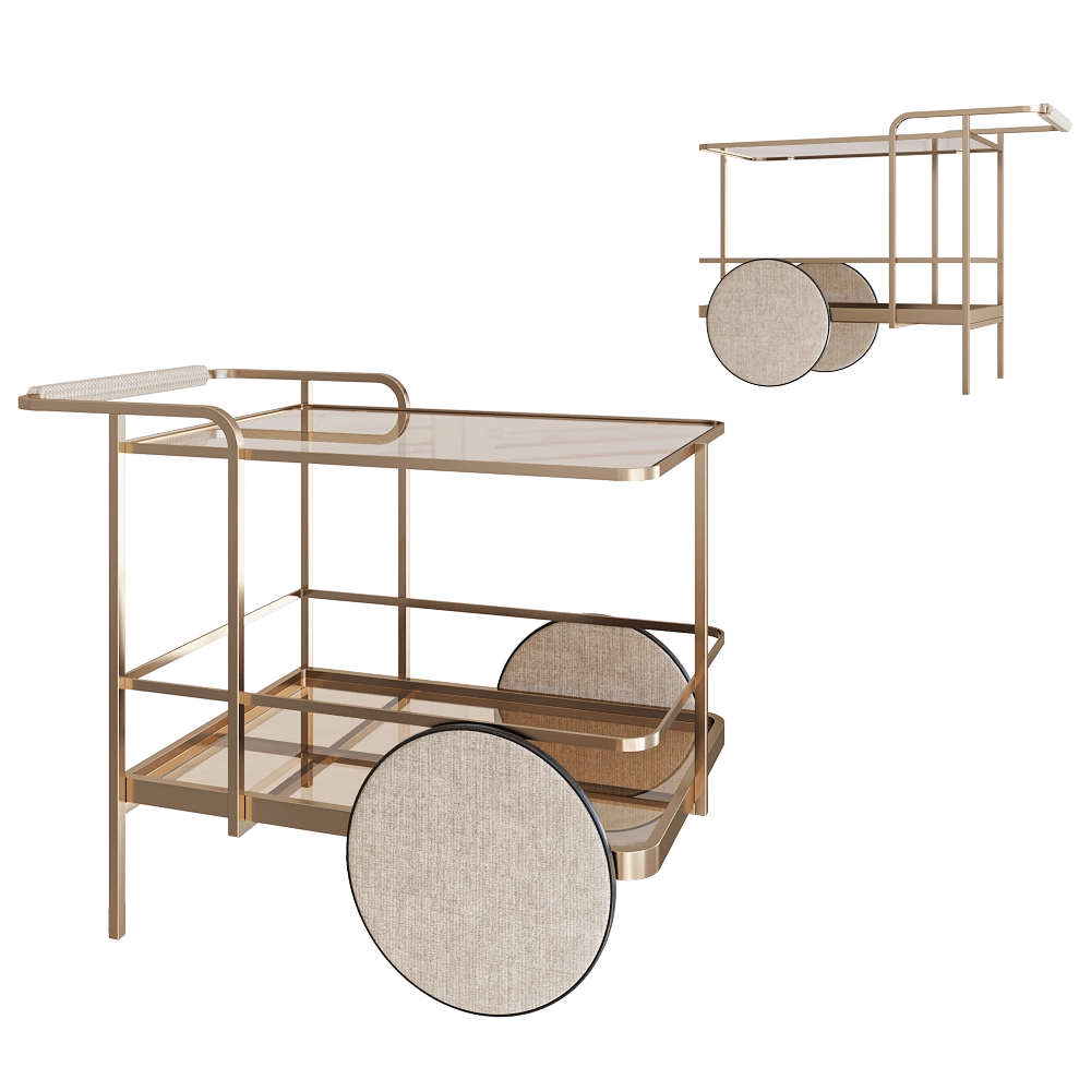 Paolo Castelli - Bar trolley Convivier 3D Model
