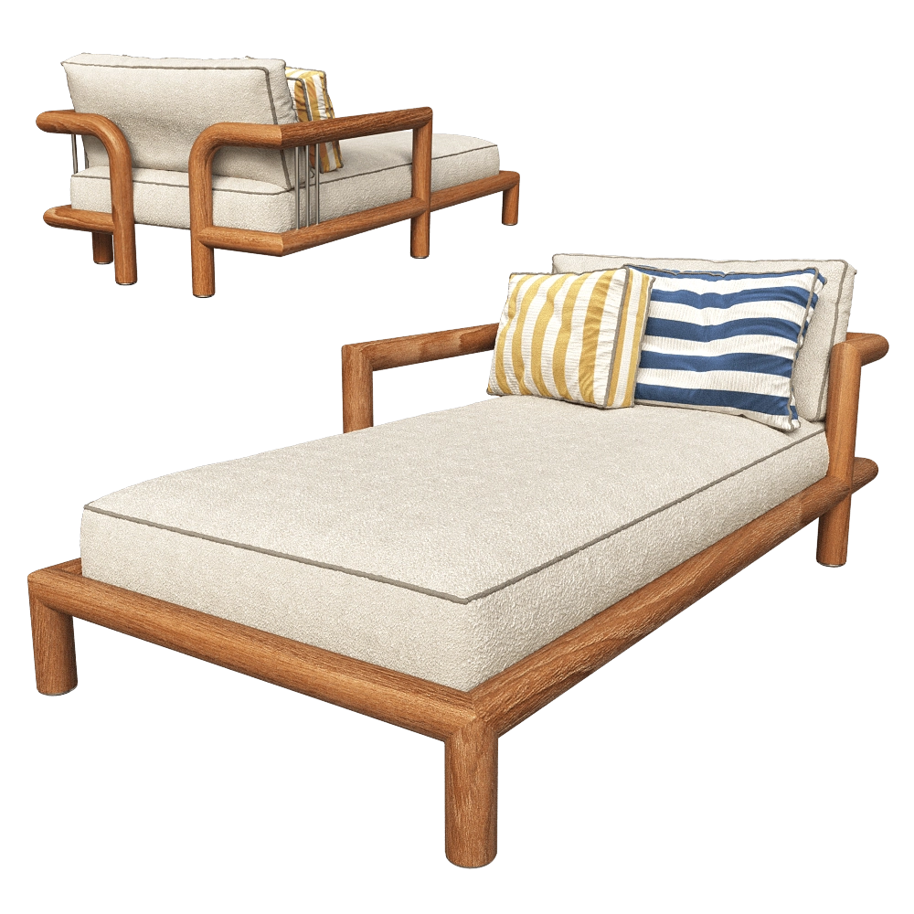 Paolo Castelli - Bed Imane Daybed 3D Model