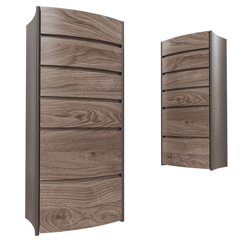 Paolo Castelli - Chest of drawer Dea Night Storage 3D Model