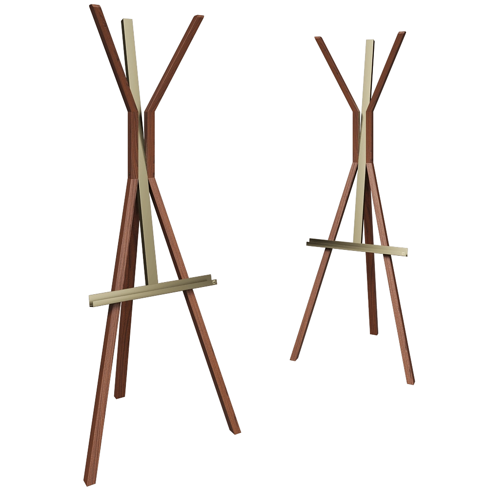 Paolo Castelli - Coat Rack MORANDI 3D Model