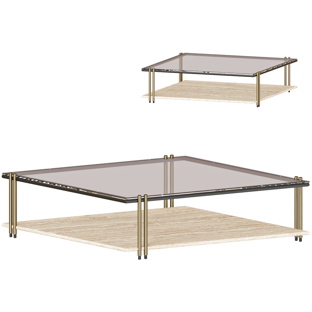 Paolo Castelli - Coffee table Soft Ratio 3D Model