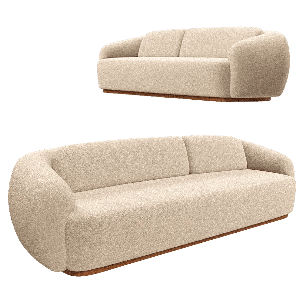 Paolo Castelli - Coral Sofa 3D Model