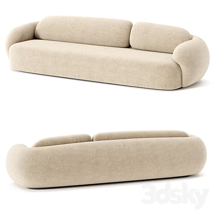 Paolo castelli coral sofa 3D Model Free