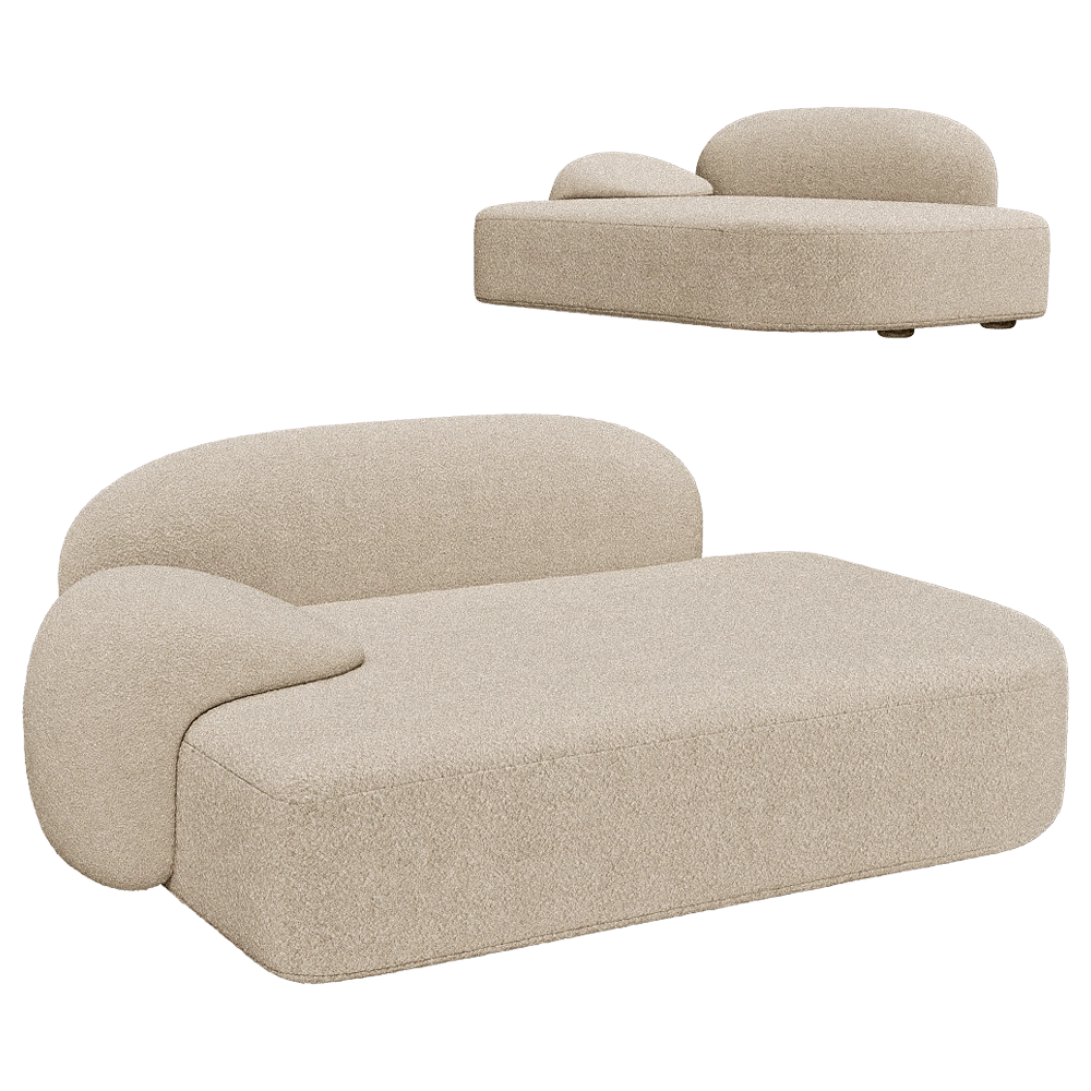 Paolo Castelli - Daybed Ama Large 3D Model