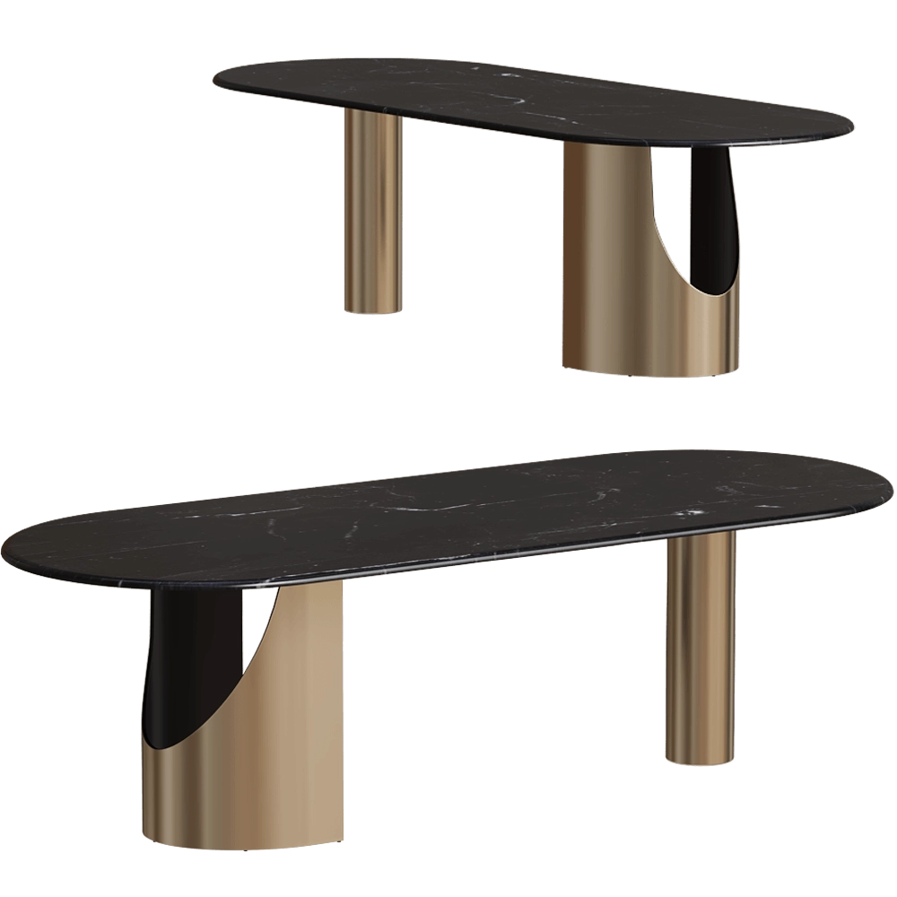 Paolo Castelli - Dining table Ellipse 3D Model
