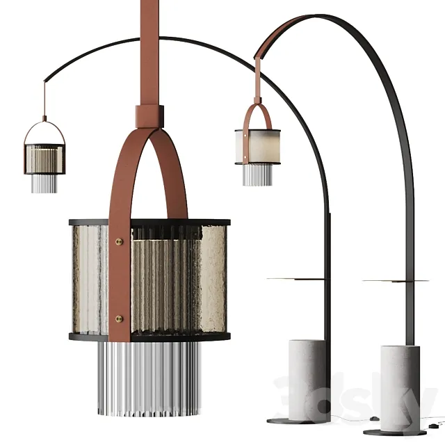 Paolo Castelli Fanus Floor Lamp 3D Model