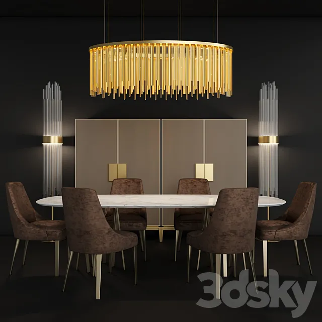 Paolo Castelli Furniture set 1 3DModel