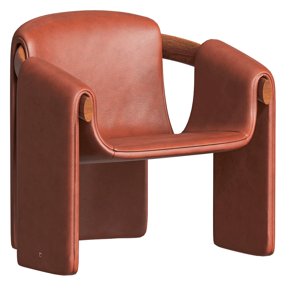 Paolo Castelli - Lounge chair Sari 3D Model