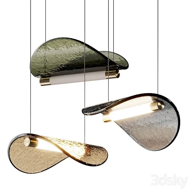 Paolo Castelli Manta Pendant Lamp 3D Model
