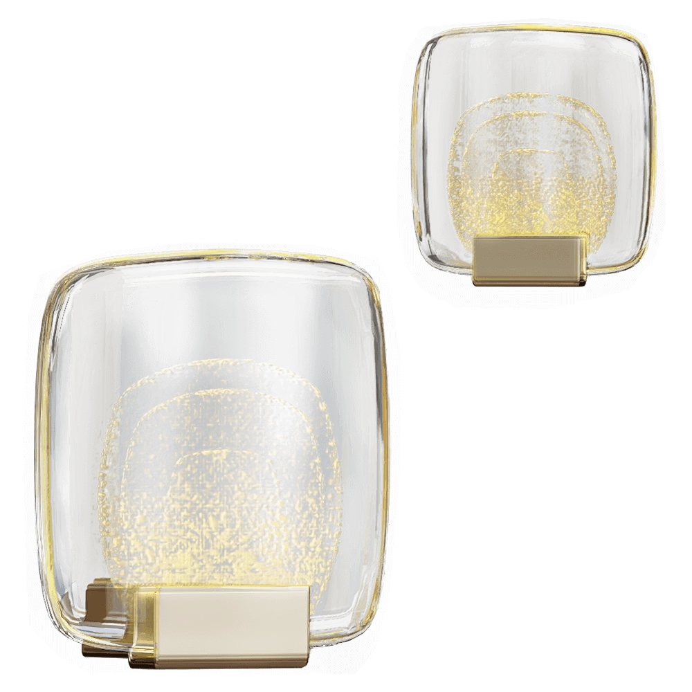 Paolo Castelli - Wall lamp Golden Cloud 3D Model