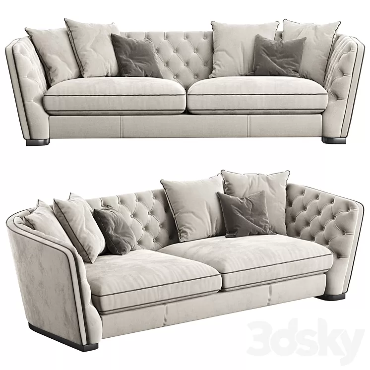Paolo Sofa 230 studiof 3D Model