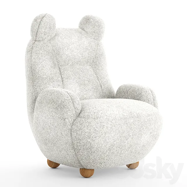 Papa bear armchair 3DModel