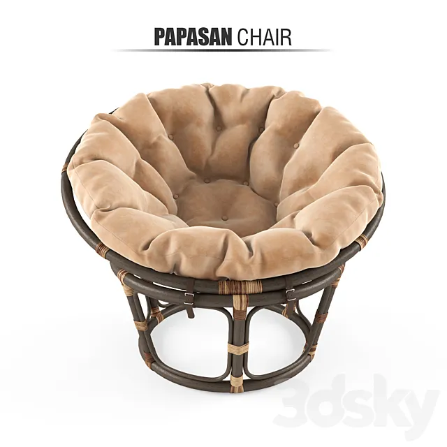 Papasan Chair 3DModel