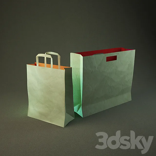 paper bags 3DModel