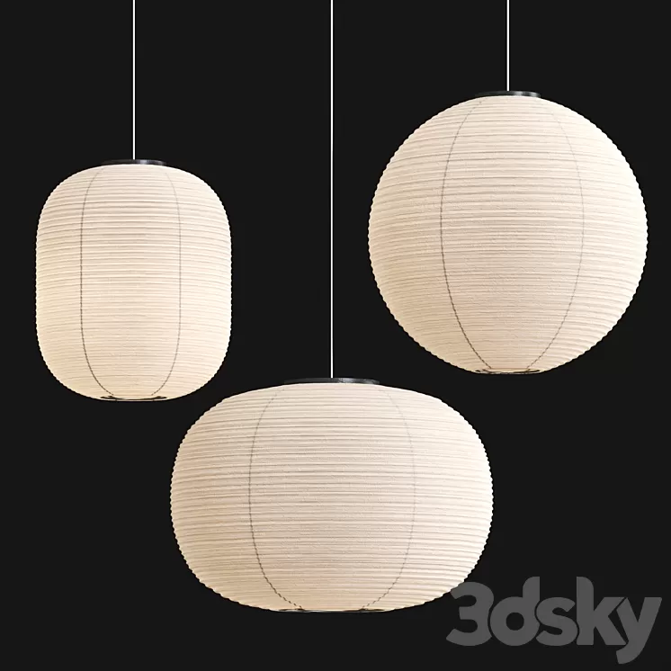 Paper Shade Collection by HAY 3D Model Free