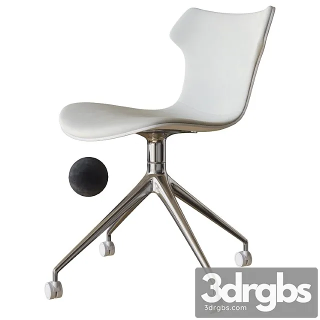 Papilio Shell Office Chair BB Italia 3D Model Free