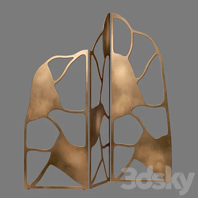 Papillon Tom Faulkner screen _ PAPILLON SCREEN Tom Faulkner 3DModel
