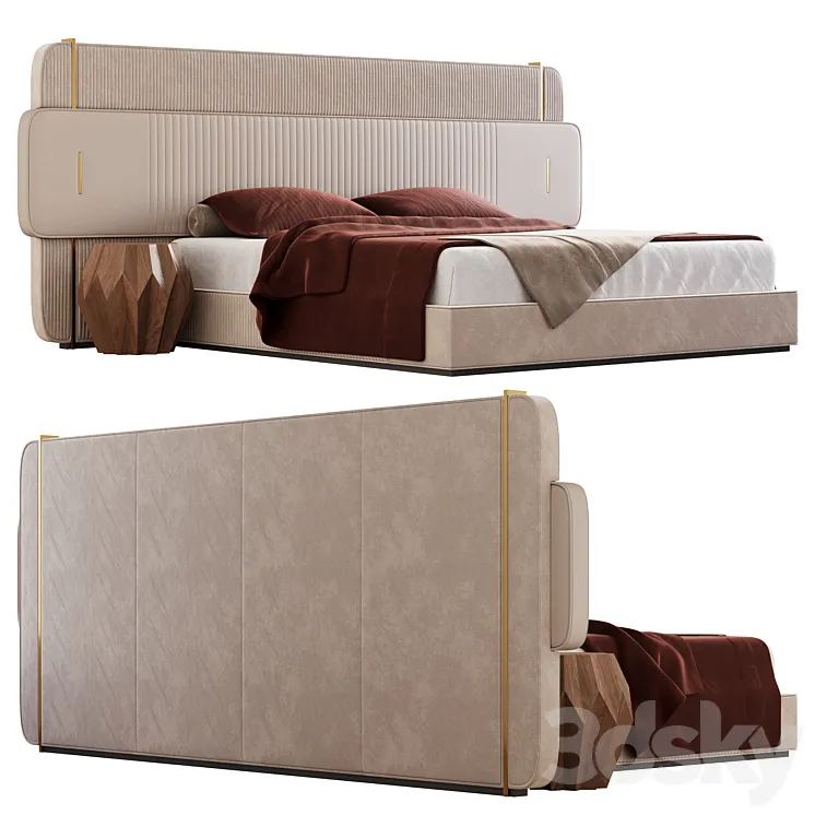 PAPILLON XL CARPANESE HOME BED 3D Model Free