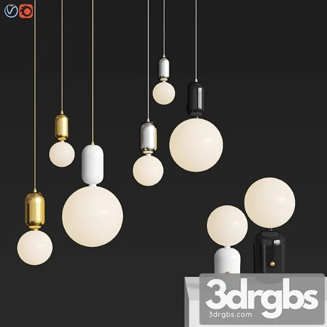 Parachilna aballs light set hayon studio 3D Model Free