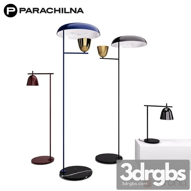 Parachilna ligh set 3D Model Free