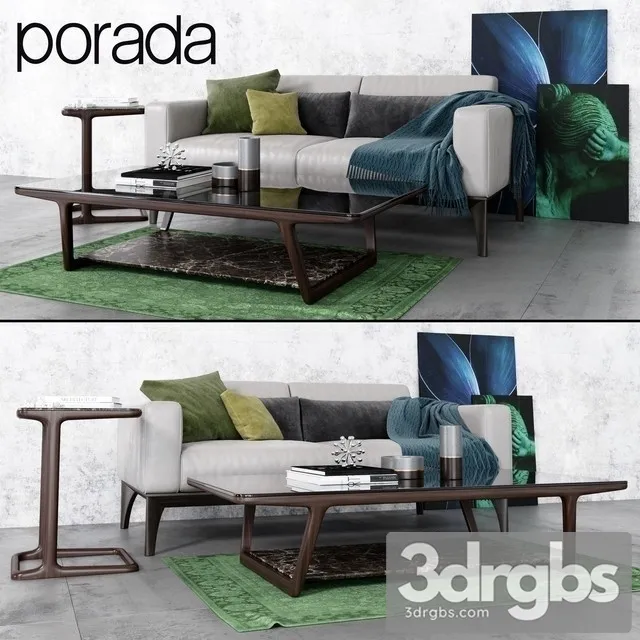 Parada Sofa Set 3D Model Free
