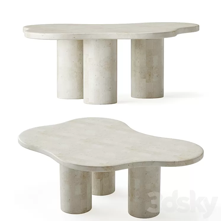 Paradis Coffee Table 3D Model