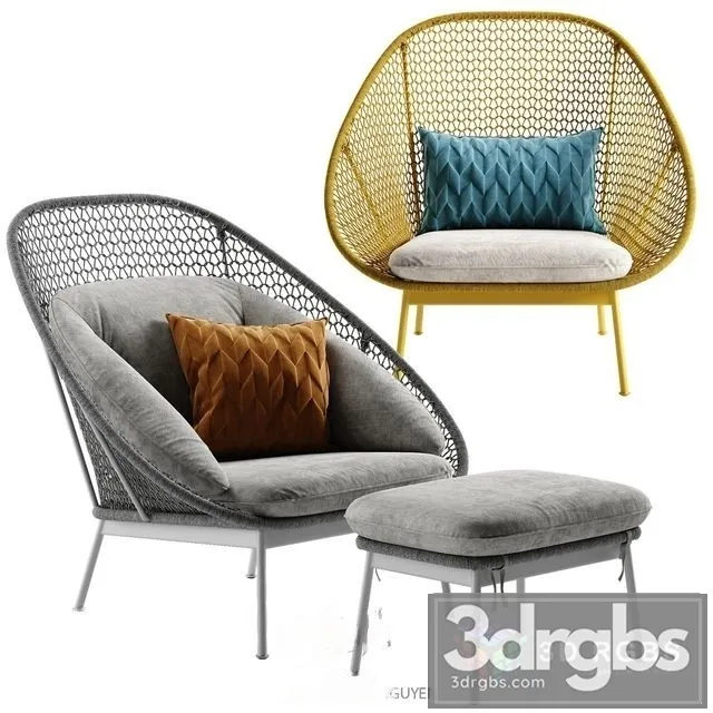 Paradise Armchair 3D Model Free