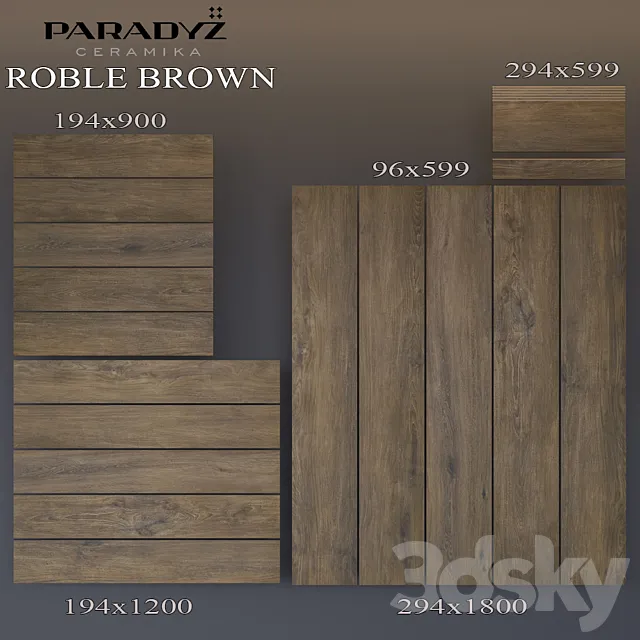 Paradyz Roble Brown 3DModel