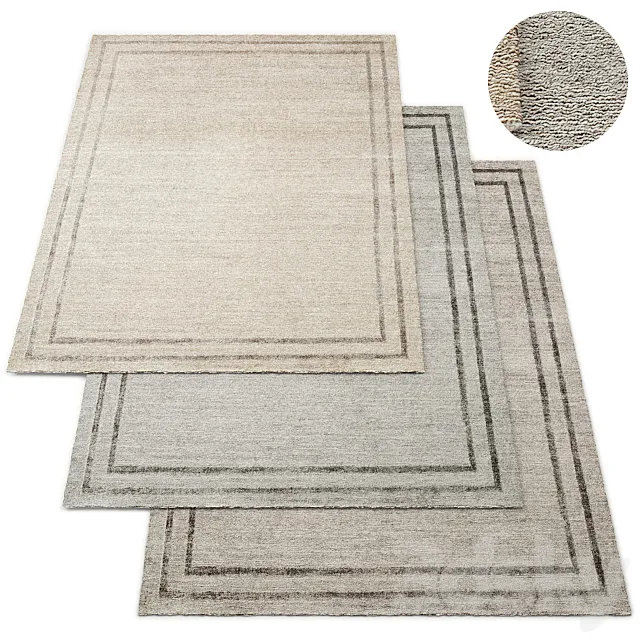 Parallel Border Hand-Knotted RH Rug Collection Free Download