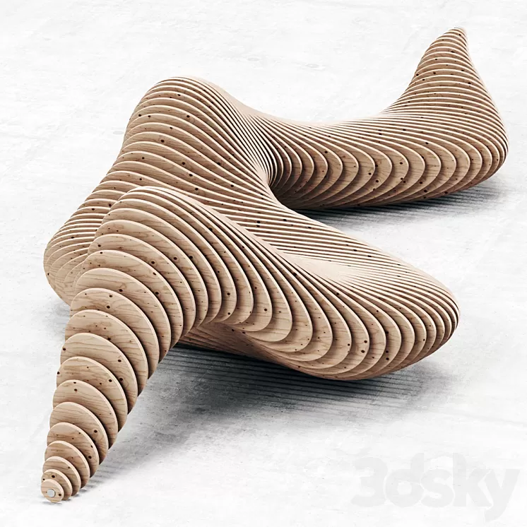 Parametric bench / Parametric bench 3D Model