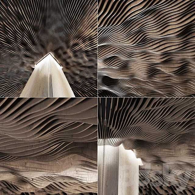 Parametric radial hall n1 _ Parametric radial hall n1 3D Model