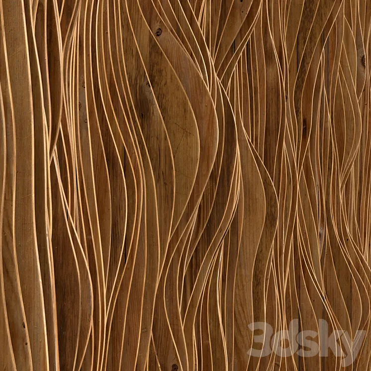 Parametric rail panel n5 3D Model Free