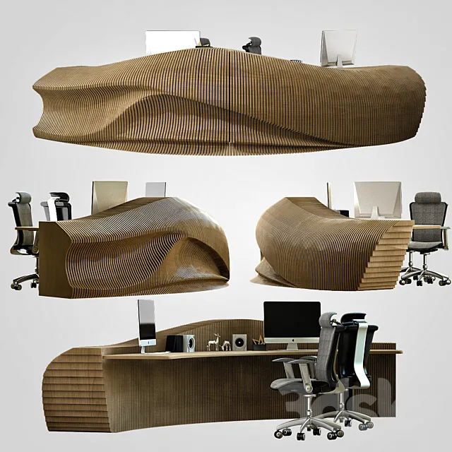 Parametric Reception 3DModel