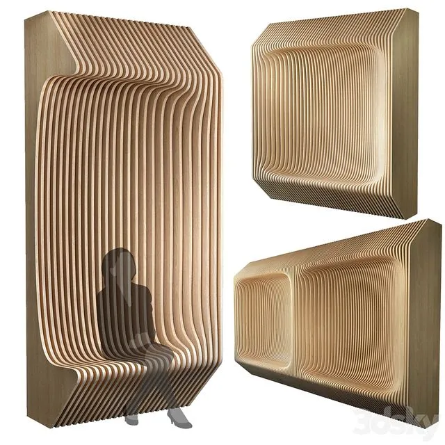 Parametric Wall 009 3D Model