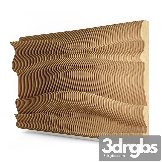 Parametric wall 03 3D Model Free