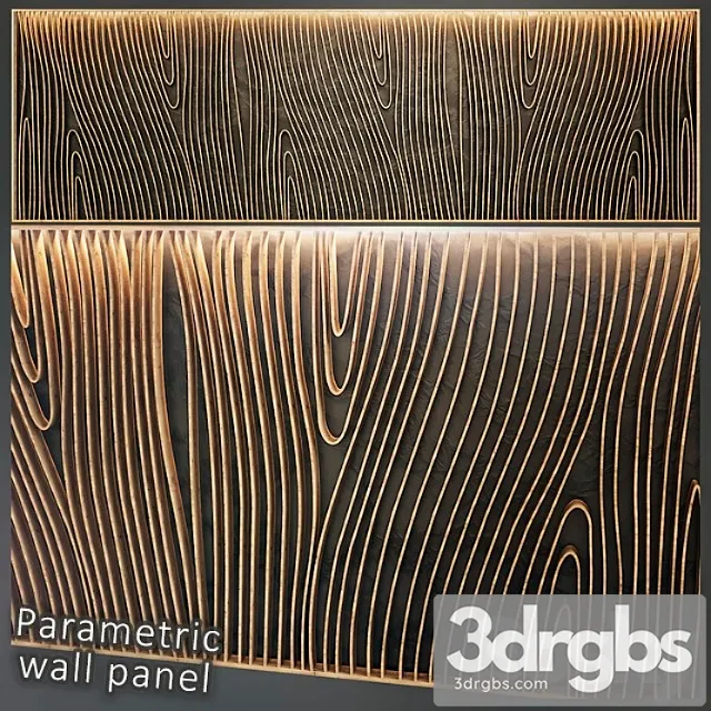 Parametric wall panel 3D Model Free