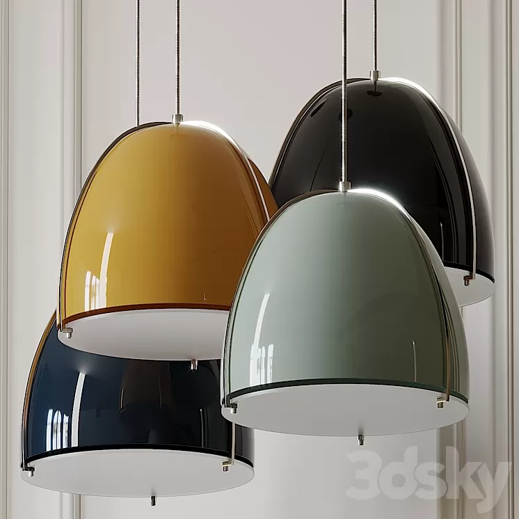 Paravo Pendant Light by Tech Lighting 3D Model