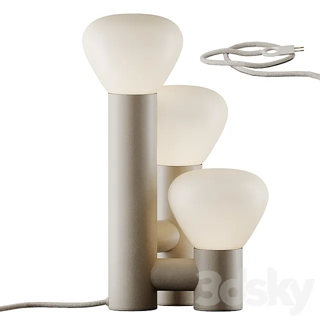 PARC 06 table lamp by Lambert & Fils 3D Model