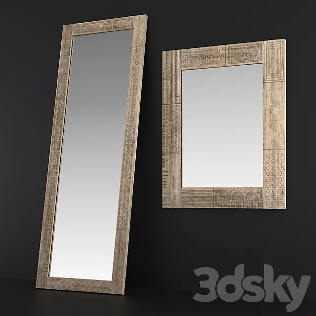 Pare series mirrors from Kare 3DModel