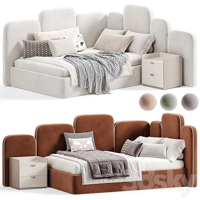 PARFE Kids Bed 10 3D Model