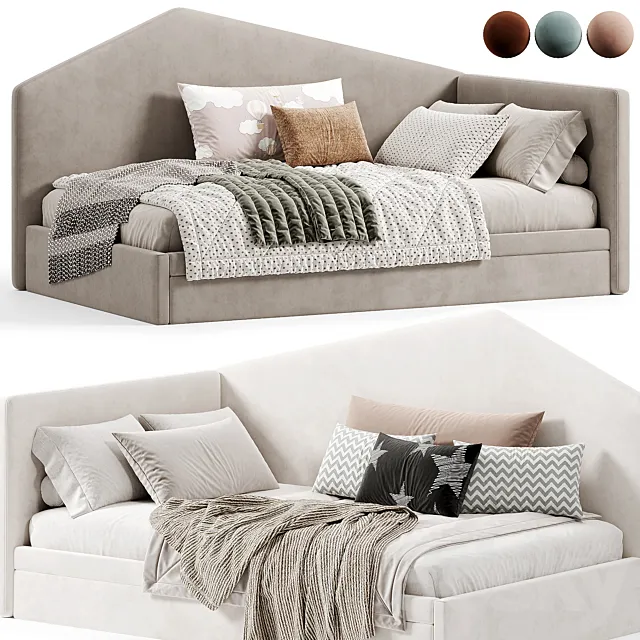 Parfe Kids Bed 3D Model