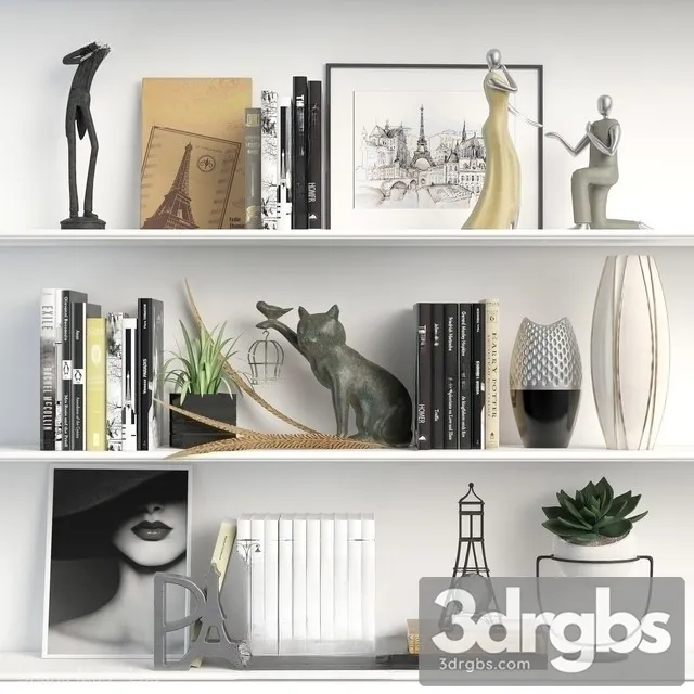 Paris Decor 3D Model Free