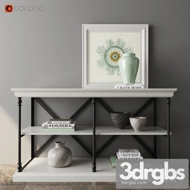 Parisian Cornice Konsol 3D Model Free