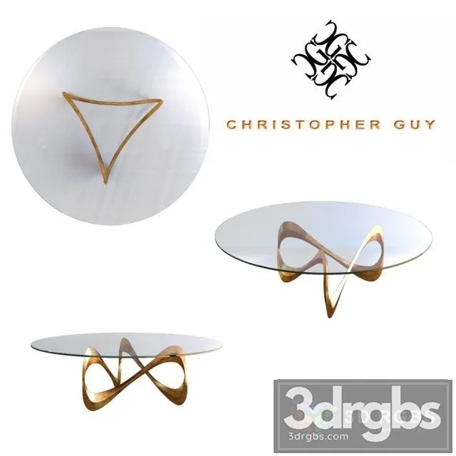 Parisian Table 3D Model Free